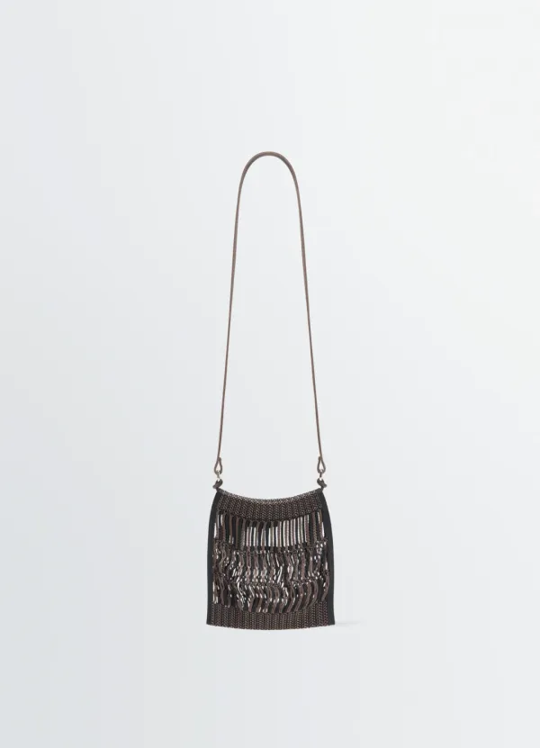 MINI CROSSBODY FILT NET BAG