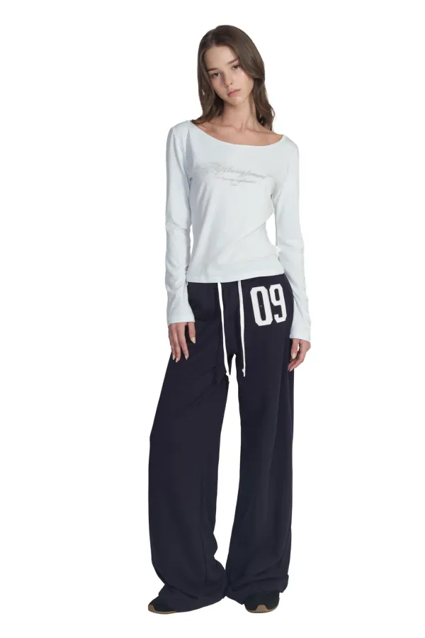 Kleen club letter top, Baby Blue