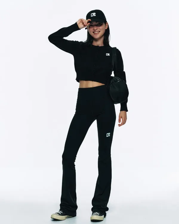 CENTAUR BOOTS CUT LEGGINGS_BLACK