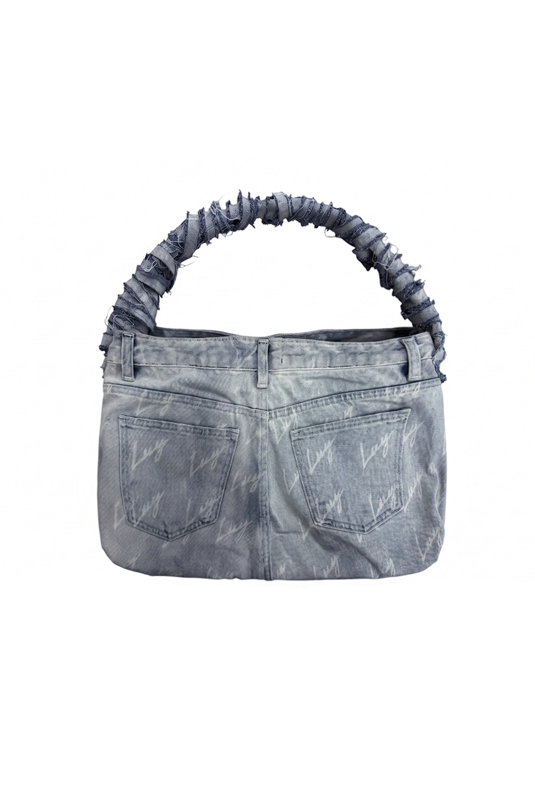 와이이이엘 (REMIX)  Logo Pattern Denim Pants BAG 상품 이미지 2
