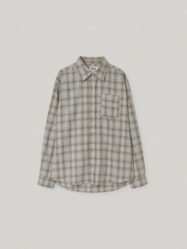 GLEN BASIC SHIRT (ASH BLUE)