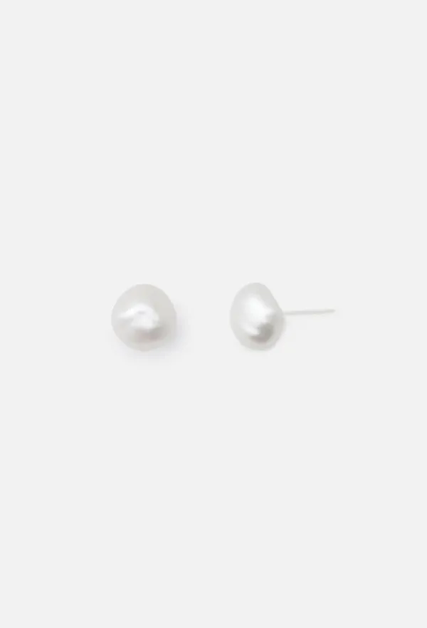 [Pre-order] Reverie Baroque Pearl Earring 10mm (White)