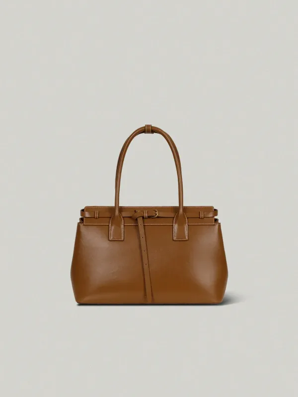 Anneau Bag Caramel - stitch아누백 - 스티치