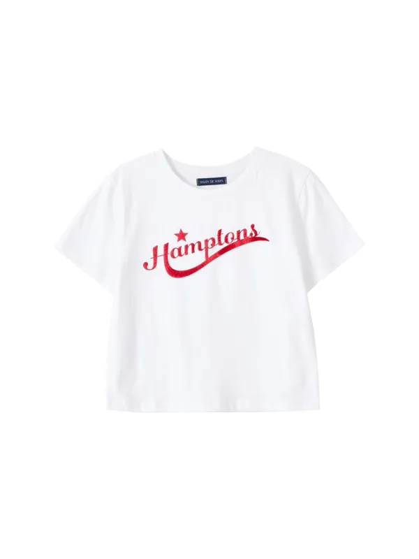Hampton Crop T_ White+Red