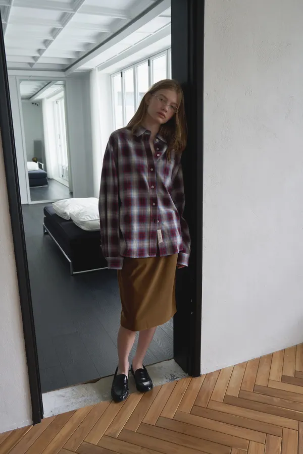 [10/29 PRE-ORDER] OVERSIZED VINTAGE CHECK SHIRT_CHECK