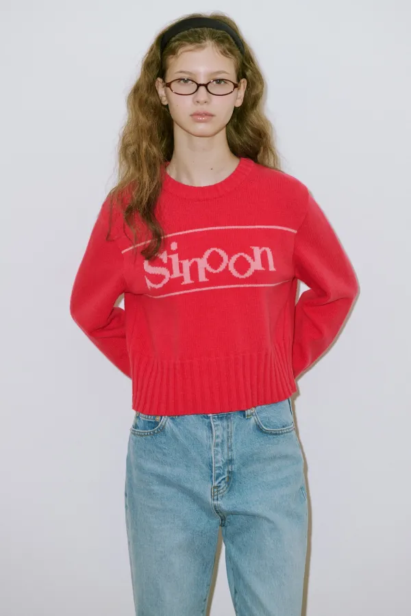 Sinoon Pullover Knit (Cherry)