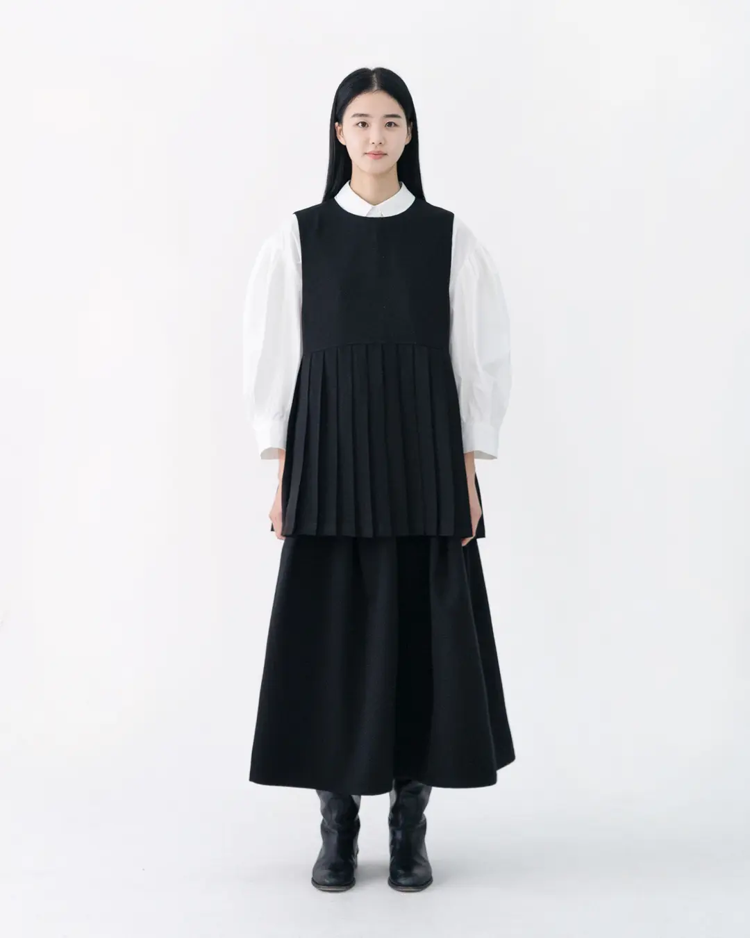 유노이아 pleats vest 상품 이미지 2