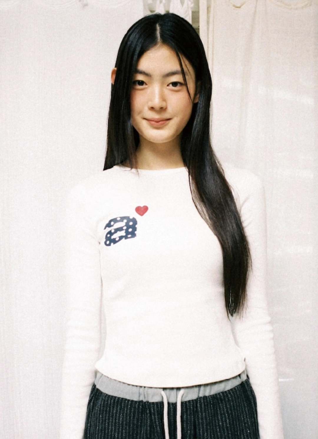 에이이에이이 DOT SMALL LETTER L/S [NAVY] 상품 이미지 2