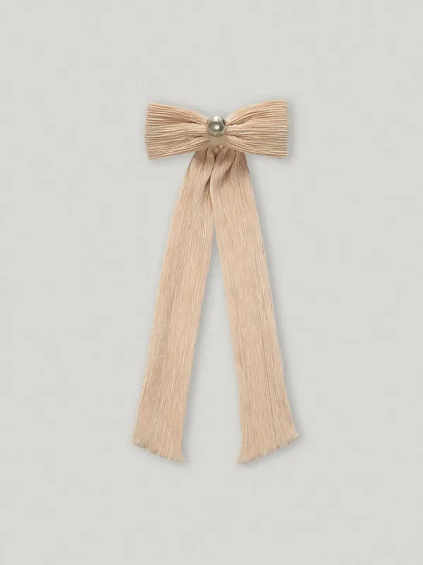 Heirloom Ribbon Pin Peach Beige
