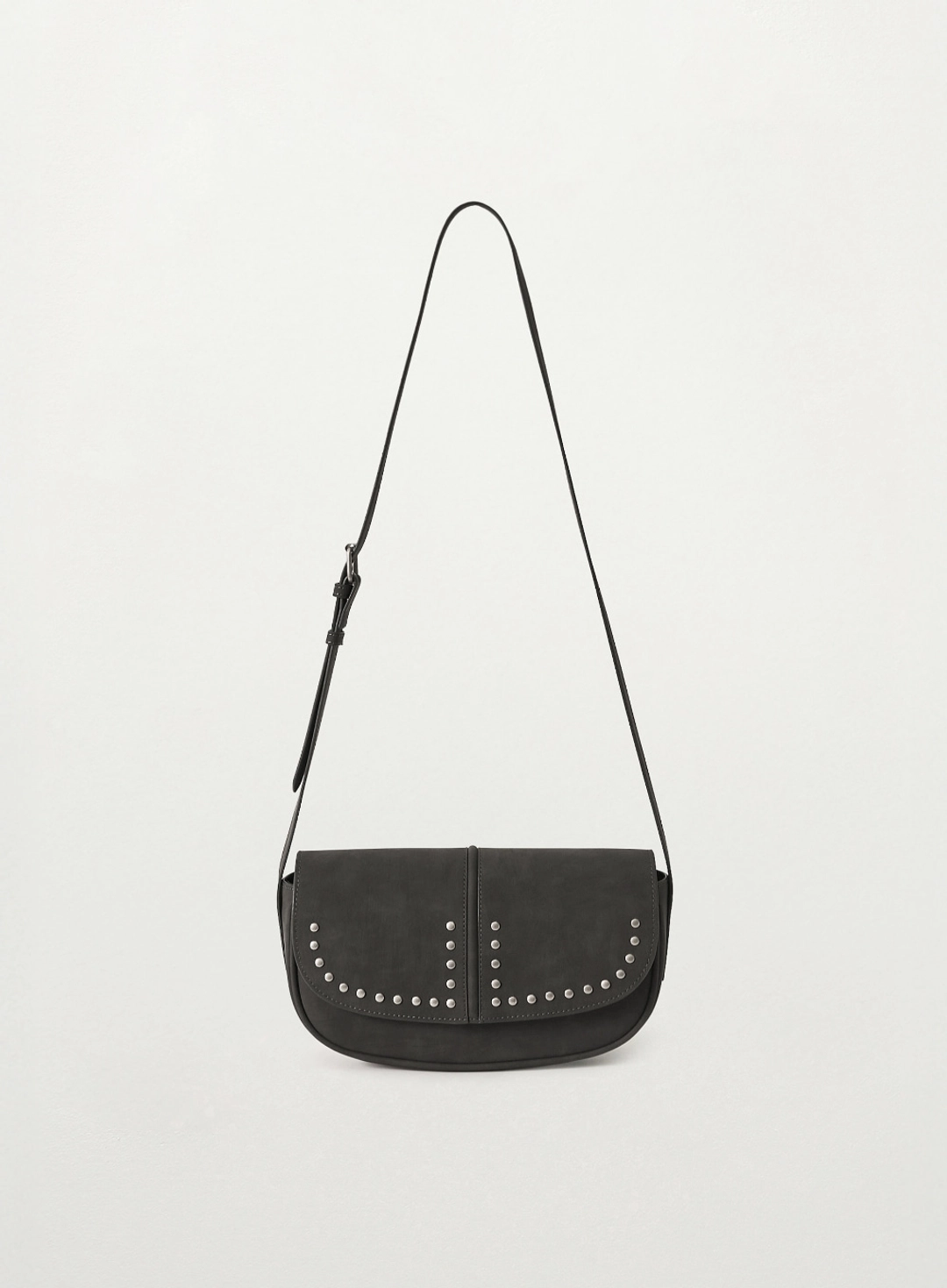 세터 Halfmoon Studded Mini Shoulder Bag - Charcoal 상품 이미지 1