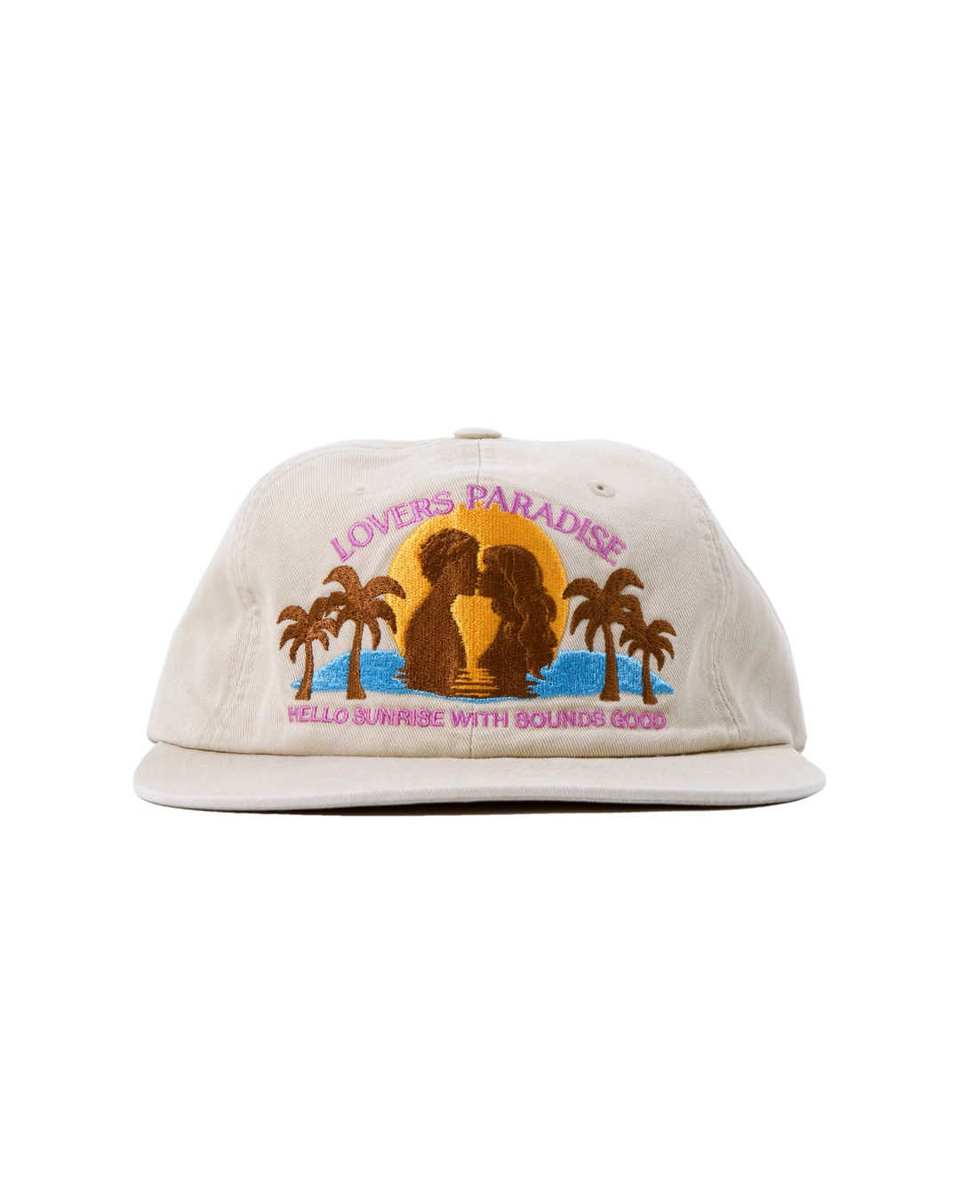 헬로선라이즈 HS X SG Paradise Relaxed Fit 6Panel Cap_Beige 상품 이미지 2