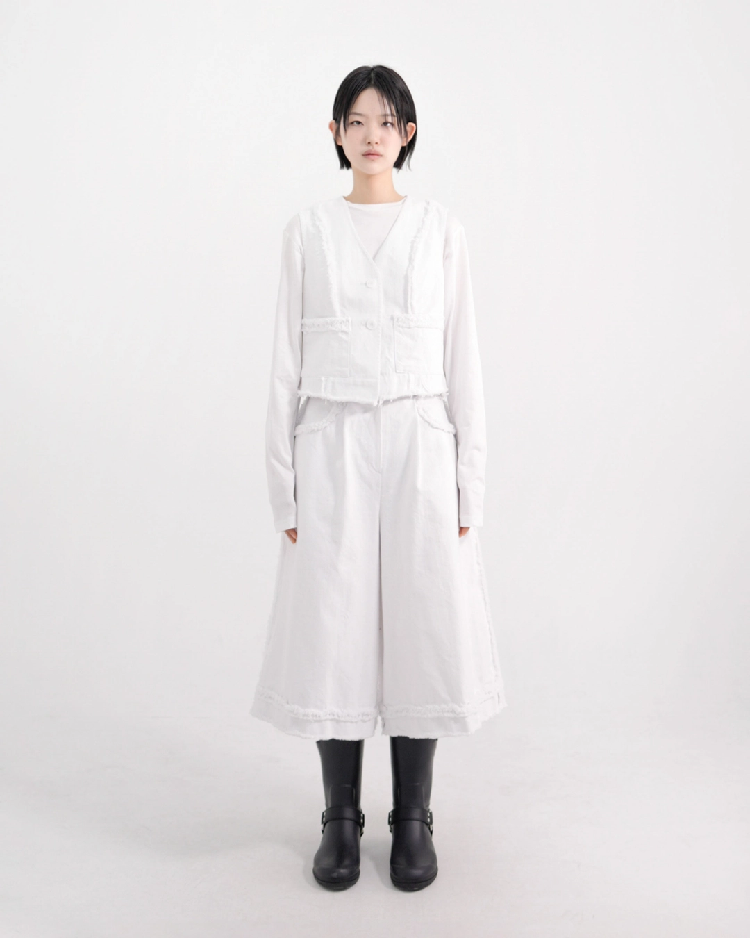 유노이아 frayed denim pants 상품 이미지 2