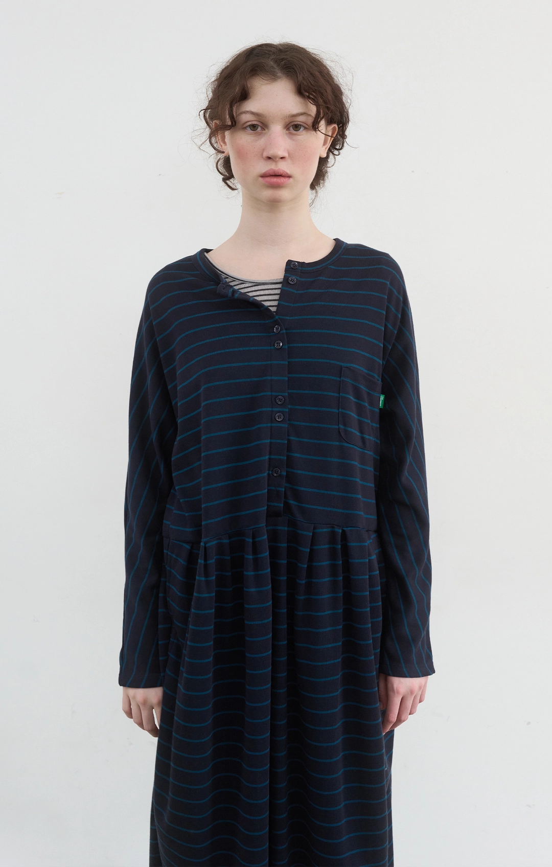 노컨텐츠 417. Marfa Dress_Navy 상품 이미지 2