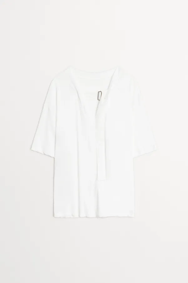 Dora Two-Way Strap Top white, black