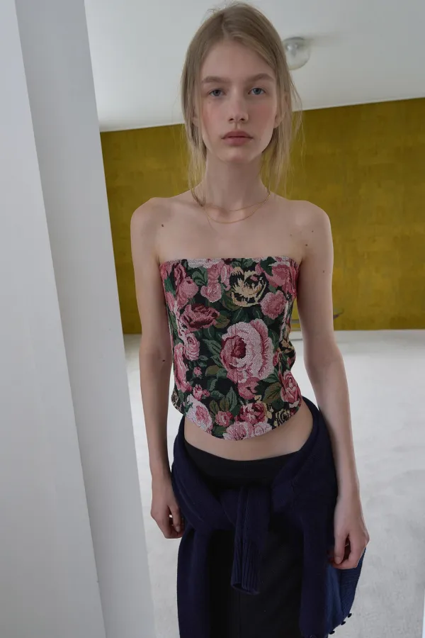 IMPACT CORSET TOP_ROSE