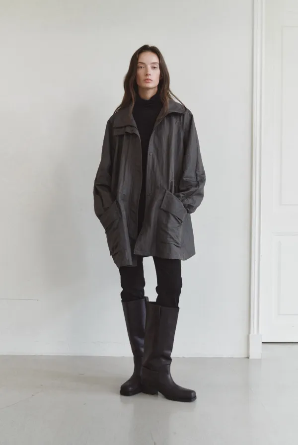 Utility Safari Jacket (Army Gray)