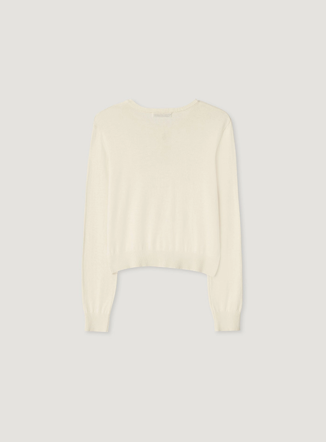 망고매니플리즈 MOLLI ROUND CARDIGAN_VANILLA 상품 이미지 1