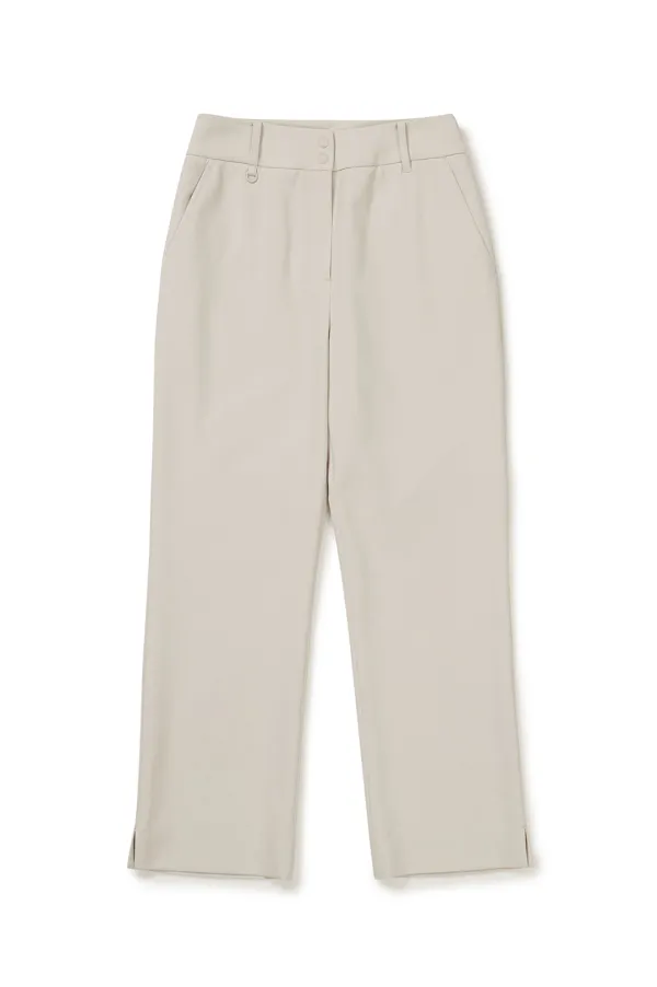 [25SS clove] Easy Flared Pants (Beige)