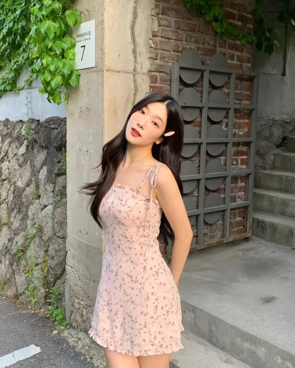 @only_you0416Frill mini dress (Pink)