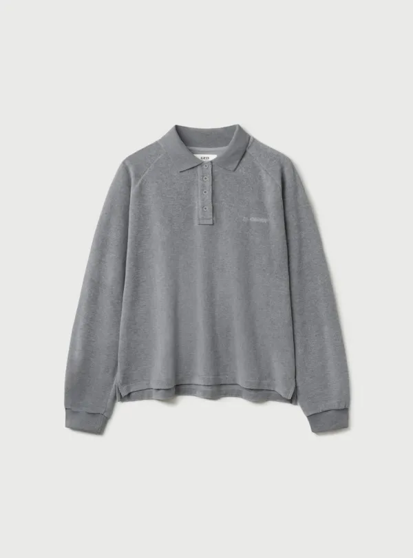 TERRY COLLAR TOP
