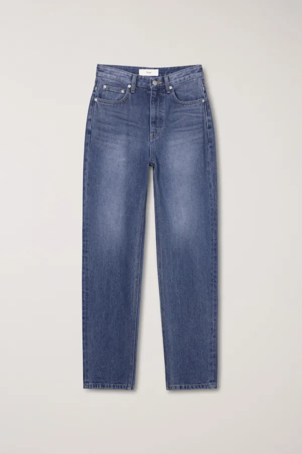 ESSENTIAL STRAIGHT JEANS BRUSHED BLUE_UDPA5C204B3