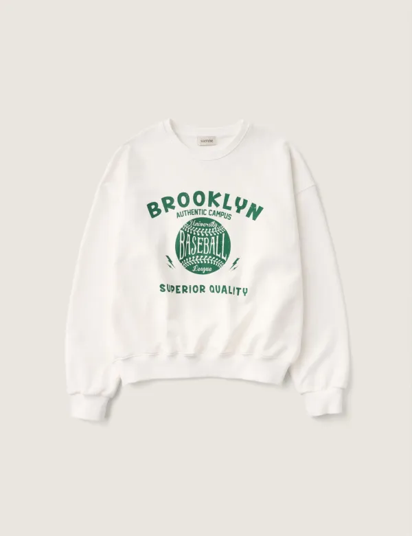 Brooklyn Sweatshirt (White)