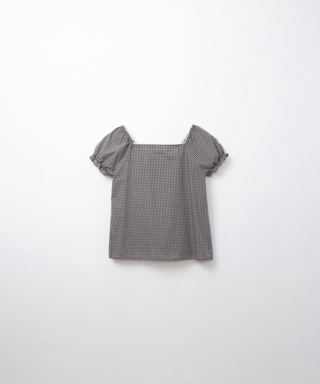아카이브제이투유 메이 체크 블라우스 (gray) 상품 이미지 2