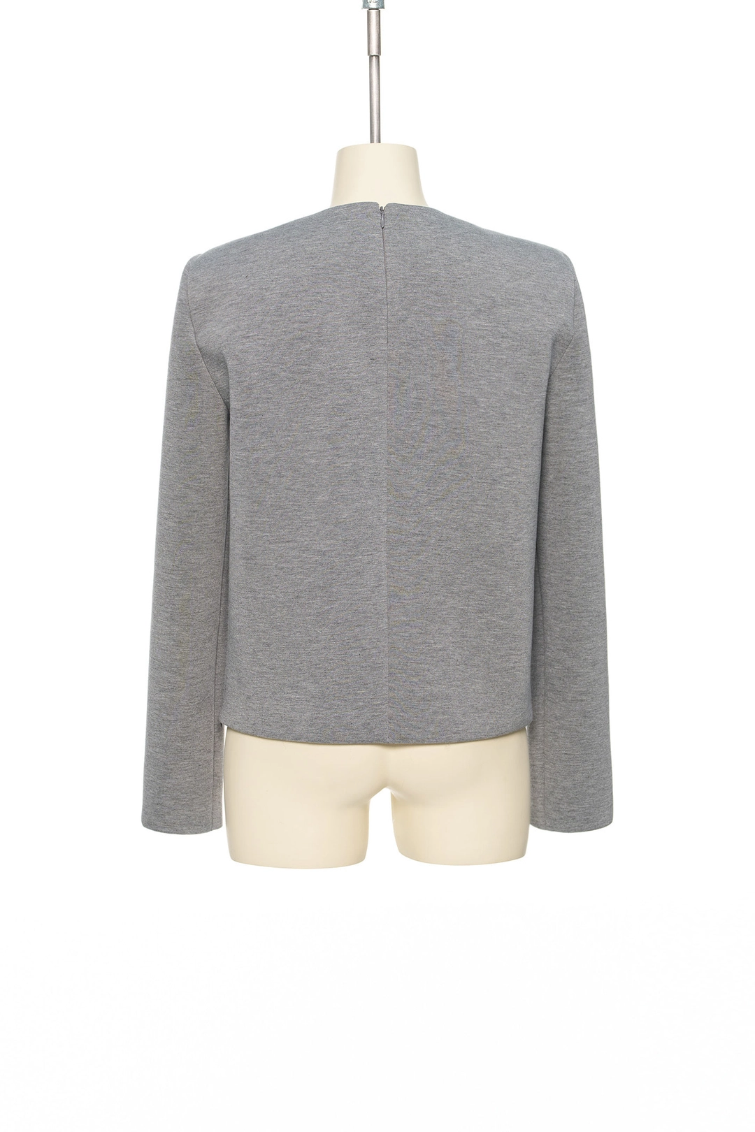 푸쉬버튼 FW25 GRAY CURVY SHOULDER TOP 상품 이미지 3