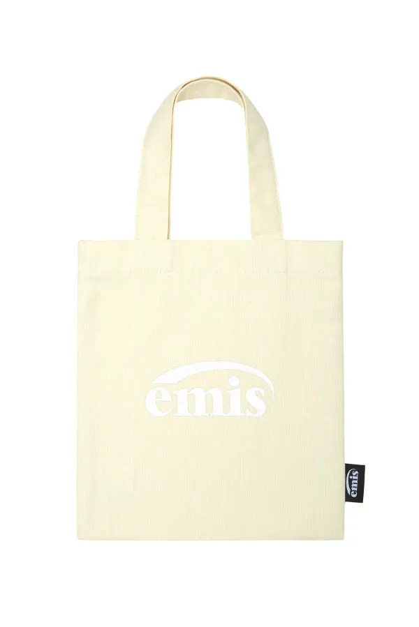 SILVER LOGO MINI ECO BAG-CREAM