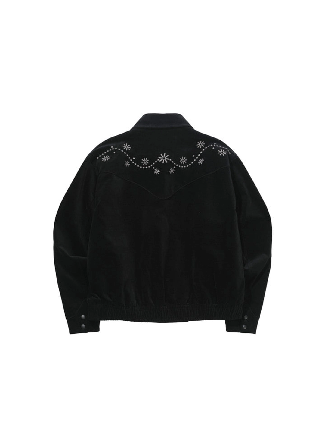 프리터 [10/30 순차발송]Western Embroidery Bomber Jacket Black_F263JK09 상품 이미지 2
