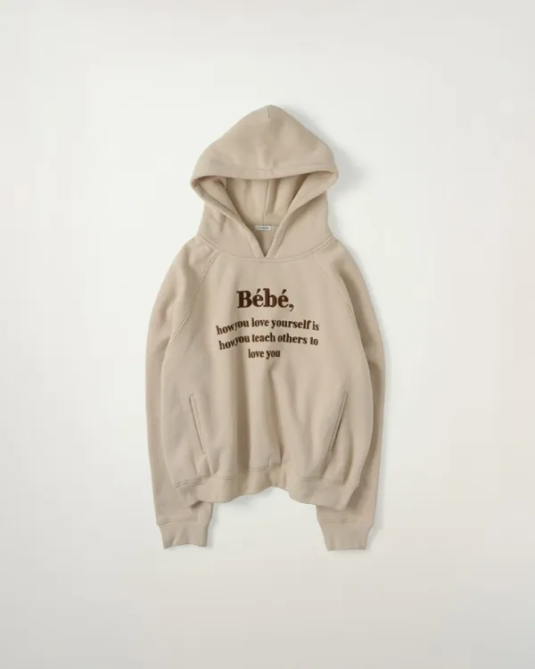 Bébé Logo Hoodie [BEIGE]