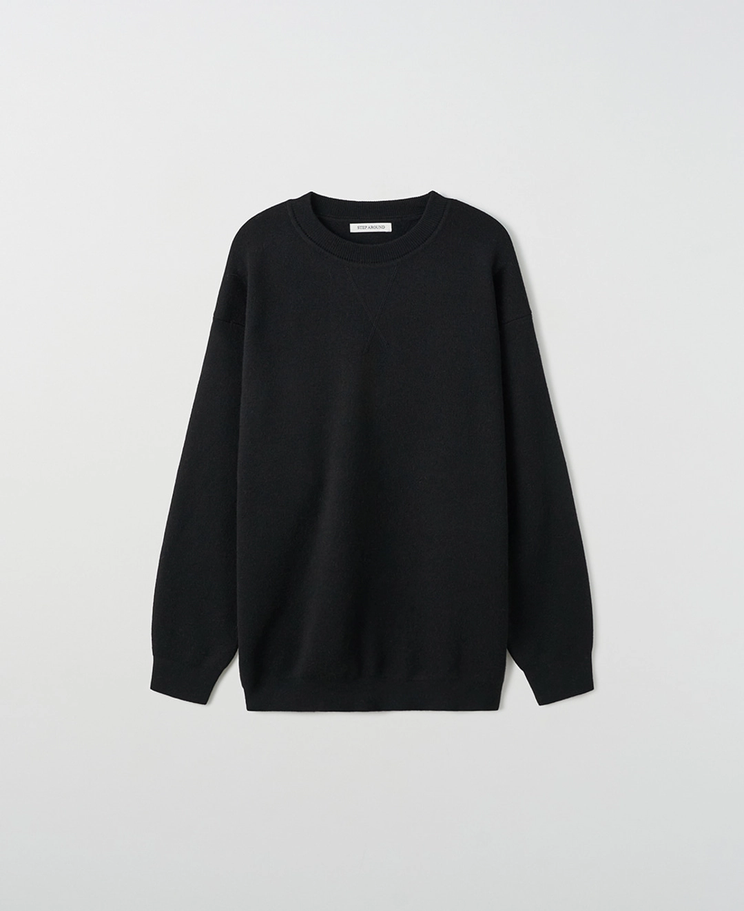 스텝어라운드 Superfine Wool Jacquard Knit MTM_BLACK 상품 이미지 2