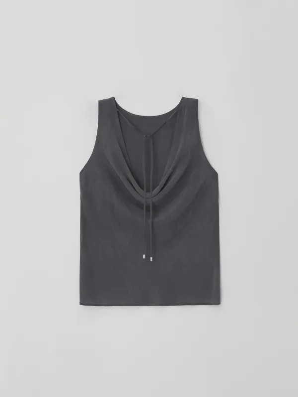 [2nd] draped blouse (gray)