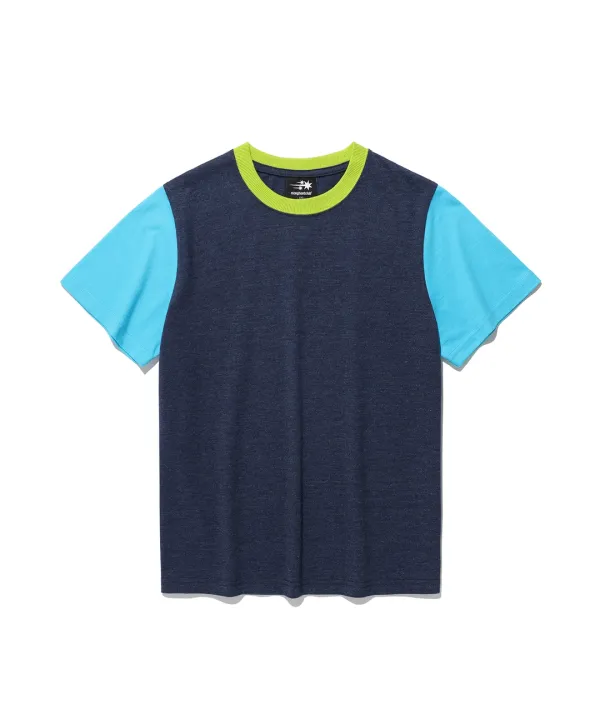 x jimmizo color block tee[navy]
