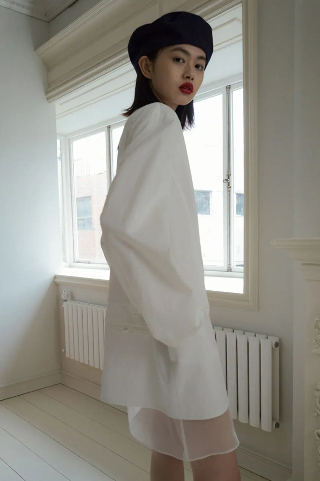 오버듀플레어 CUT-OUT LAYERED DRESS_WHITE 상품 이미지 2