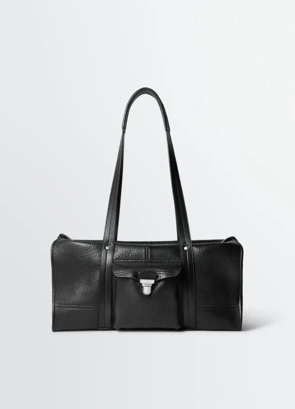 SOFT GEAR TOTE BAG IN LEATHER