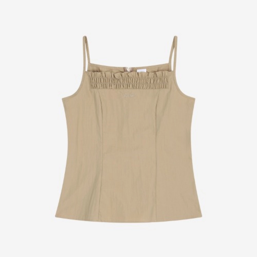 사파리스팟 AUTHENTIC NYLON FRILL SLEEVELESS (BEIGE) 상품 이미지 1