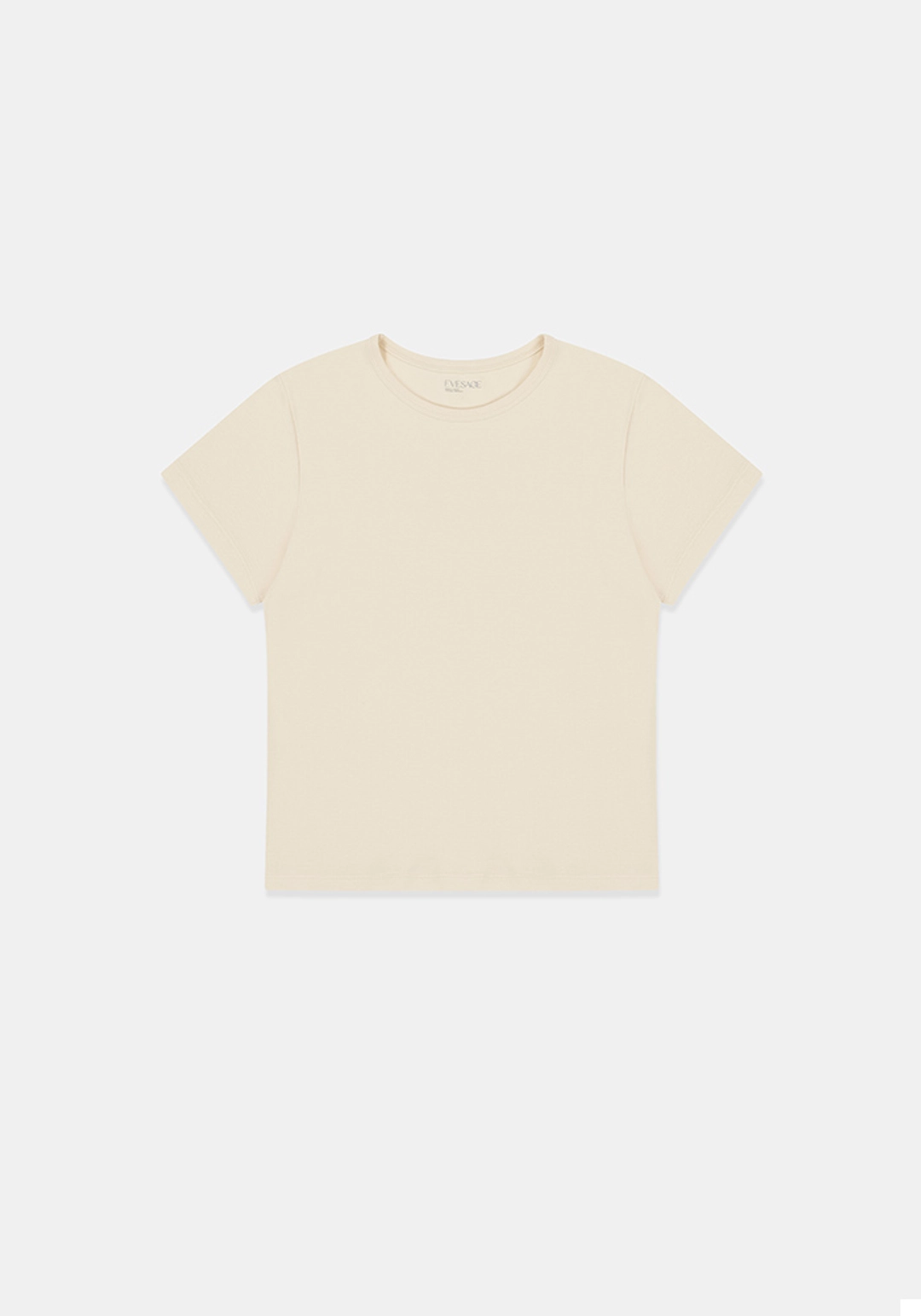 이브세이지 Regular span tee (Cream) 상품 이미지 1