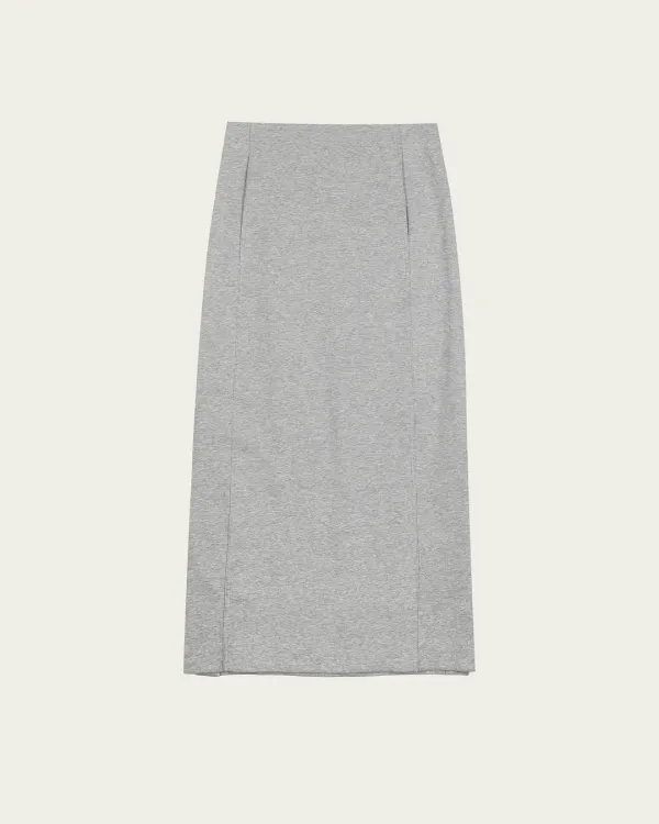 (2차) Flow Skirt - Melange Gray