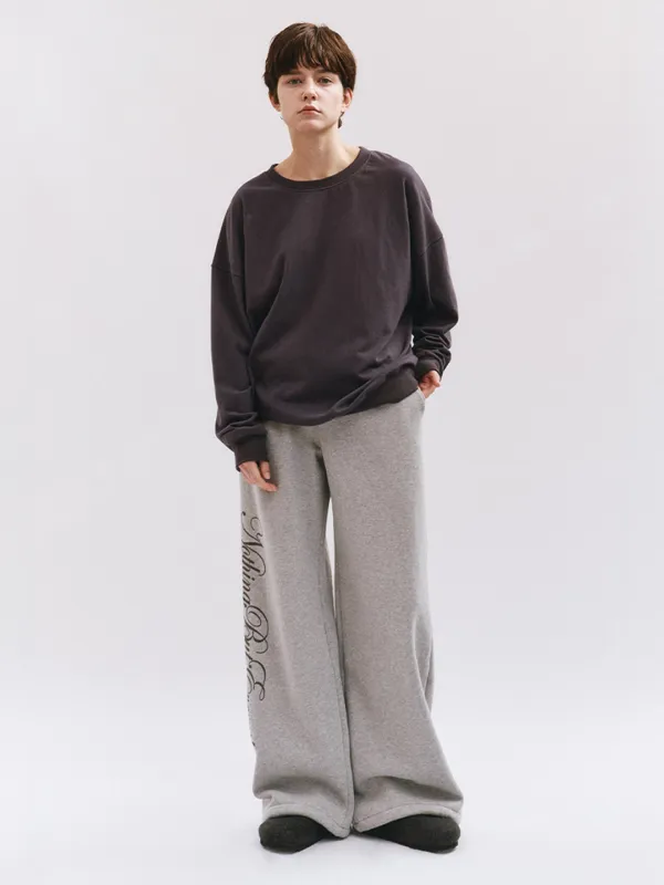 Lettering Sweat PT_(Melange)