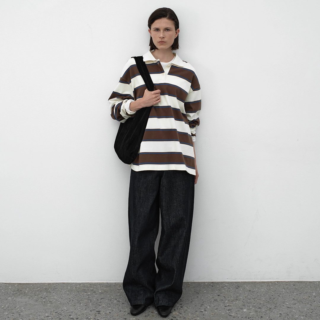 아뜰리에 나인 (T-7086)STRIPE CALLA TEE 상품 이미지 2