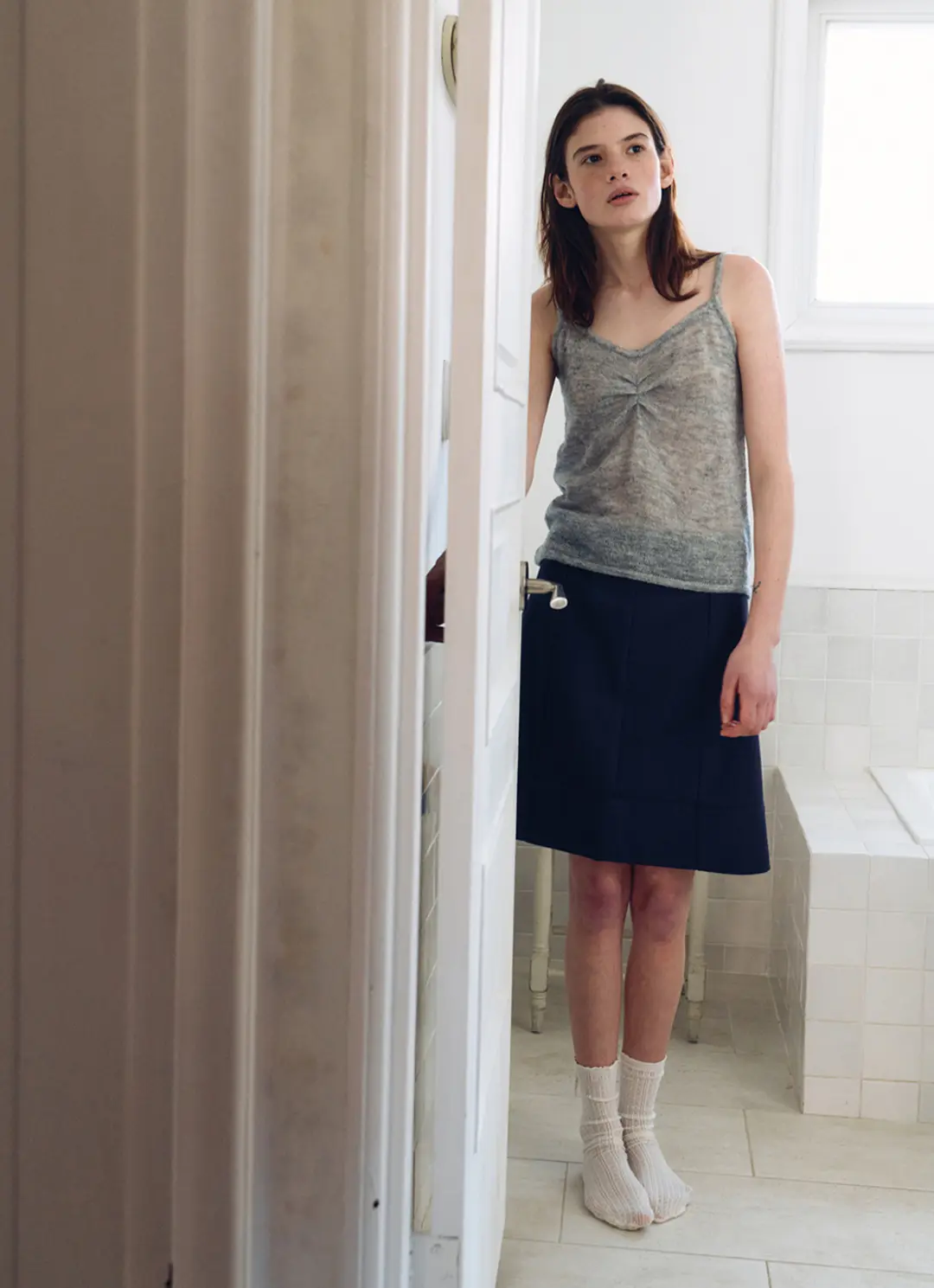 리볼드 Shirring Sleeveless NT_(Melange) 상품 이미지 3