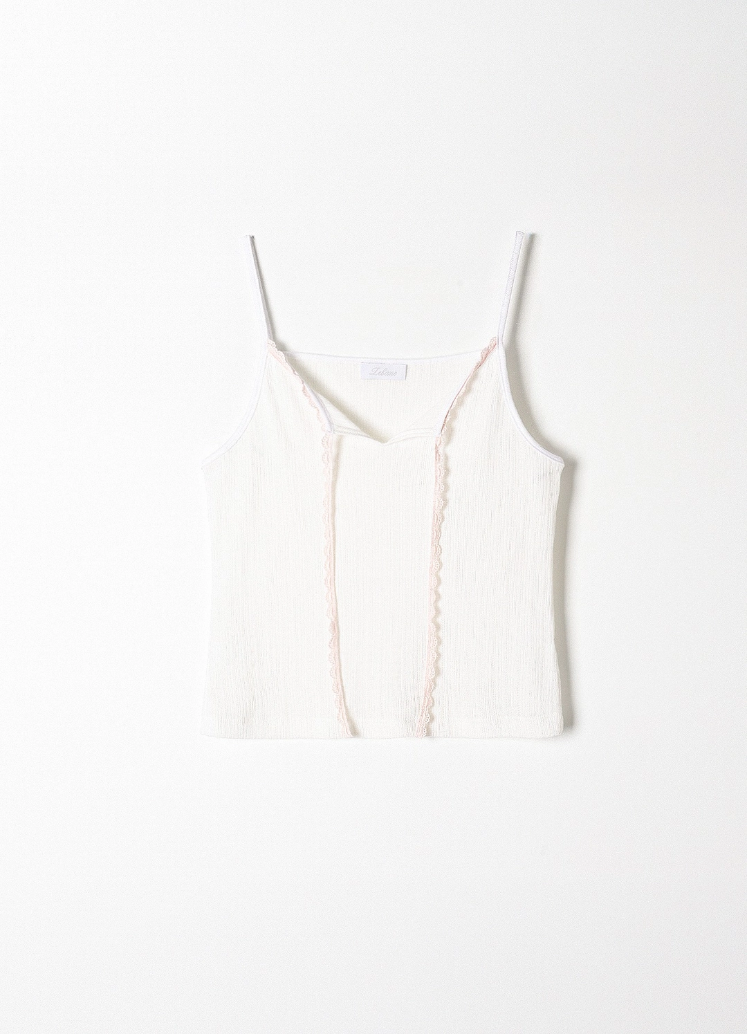 르베인 Lace Ribbon Sleeveless(Pink) 상품 이미지 1