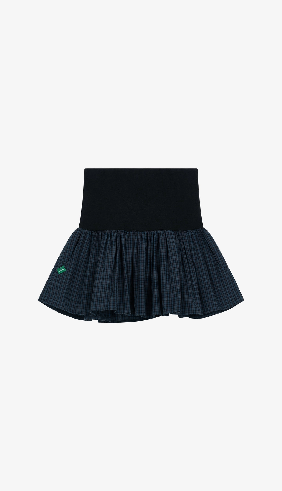 노컨텐츠 284. Mix Check Mini SK _ Navy 상품 이미지 3