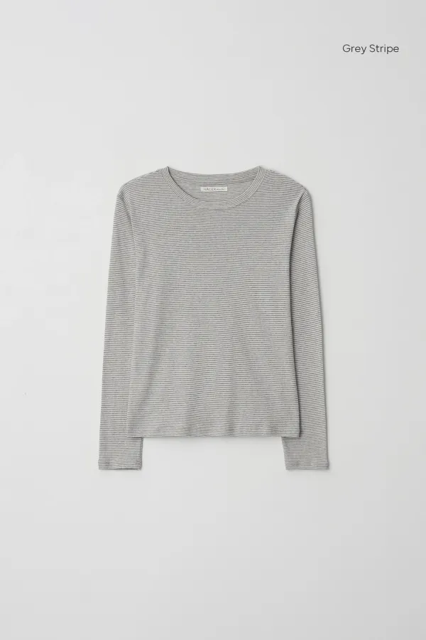 [4th] Stripe Long Sleeve T-Shirt (2Color)
