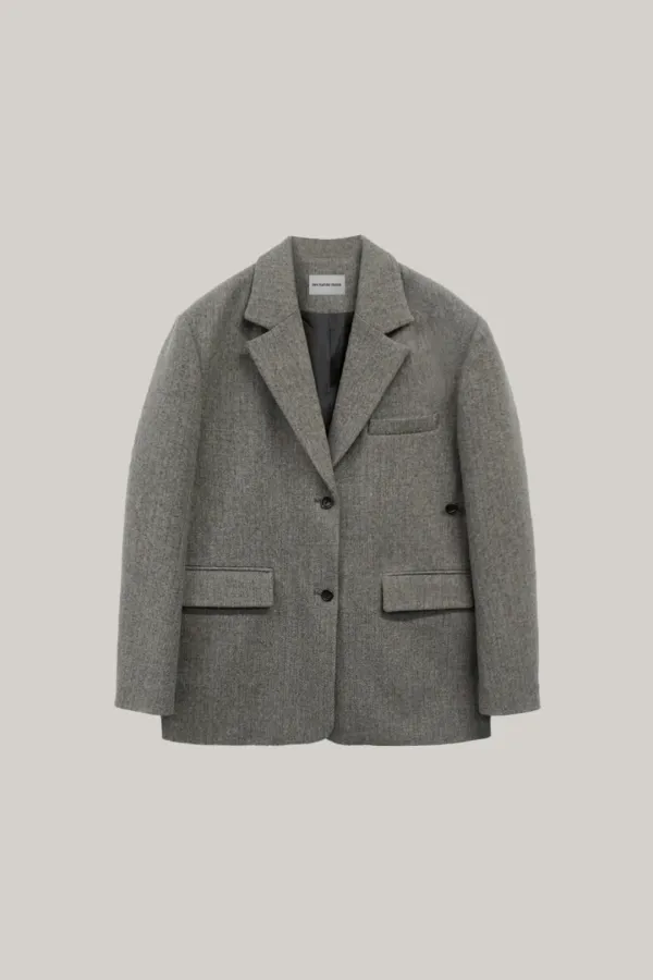 Oversize Drapery Jacket (gray)