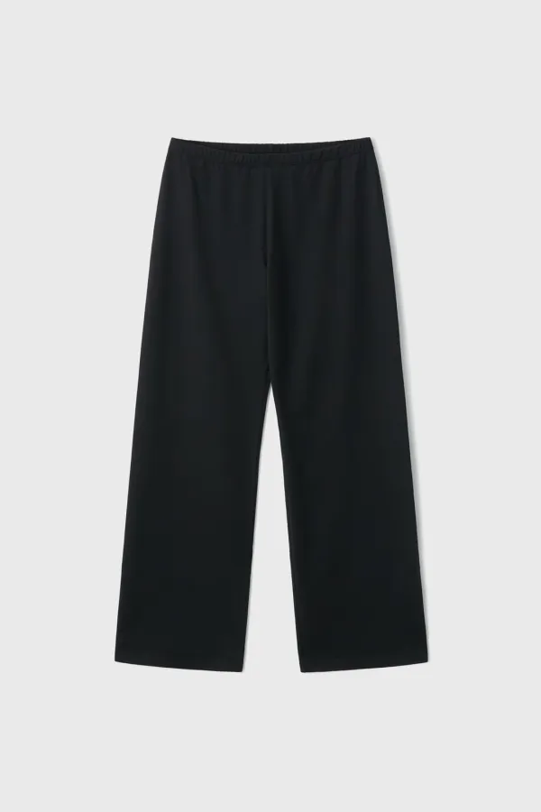 Brushed Jersey Pants (Black)