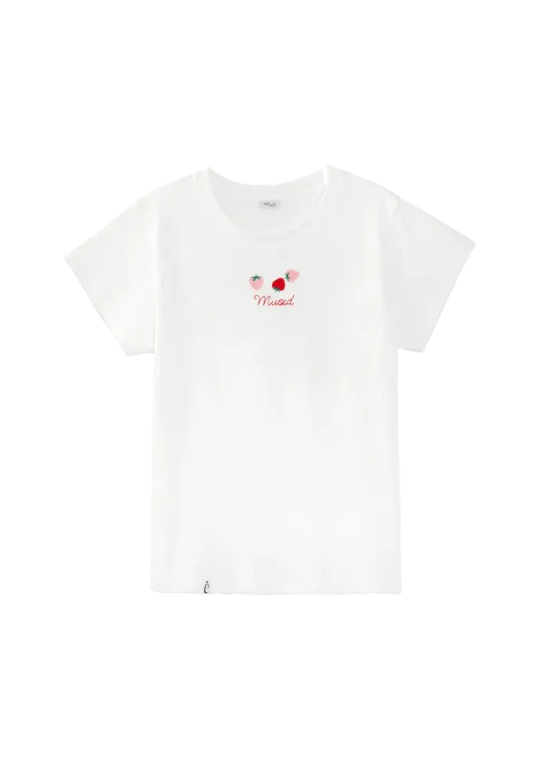 Mused Cali 90\'s Fit T-shirt - White