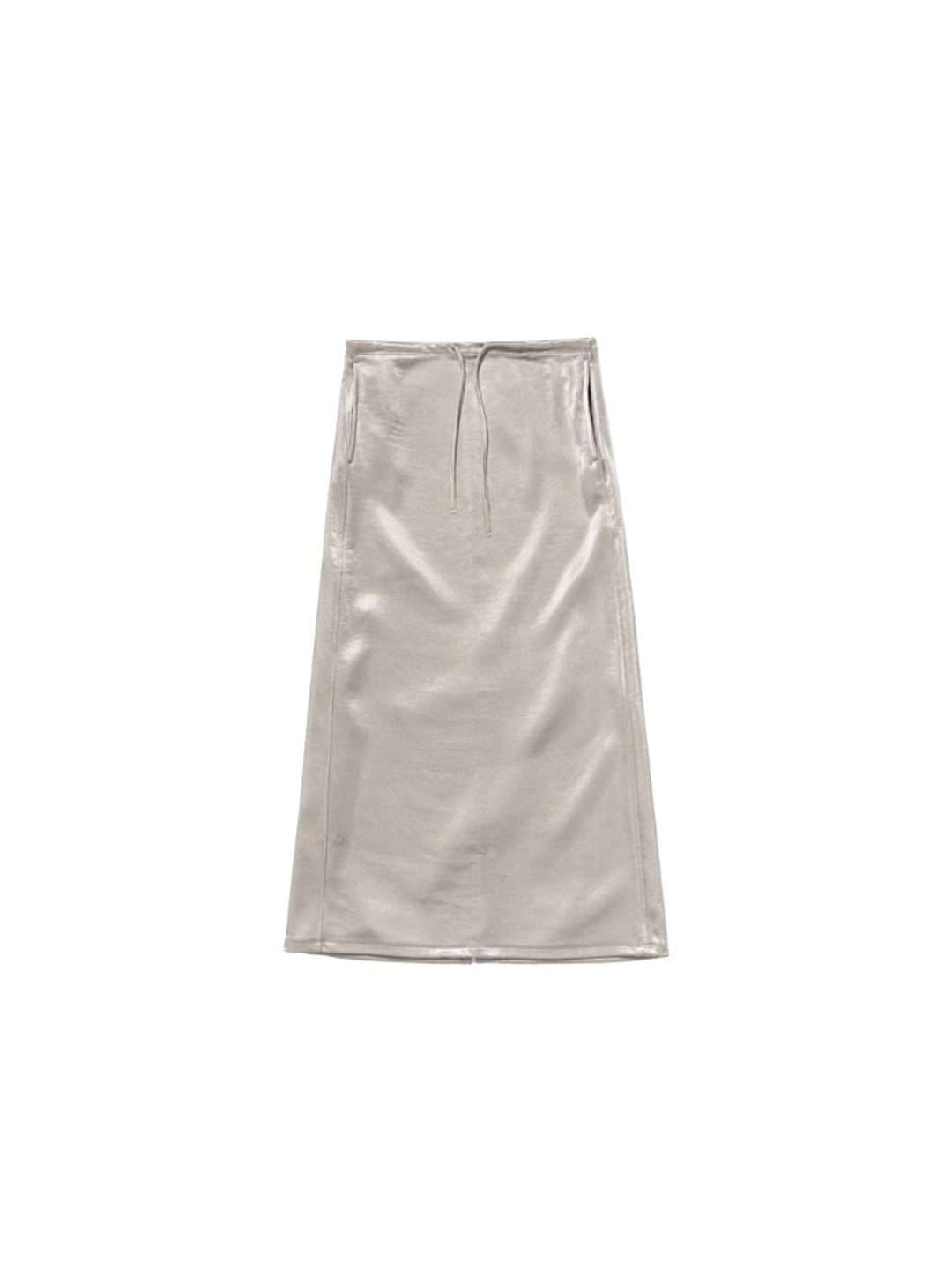 프리터 Glow Satin Skirt Ivory_F263SK08 상품 이미지 1