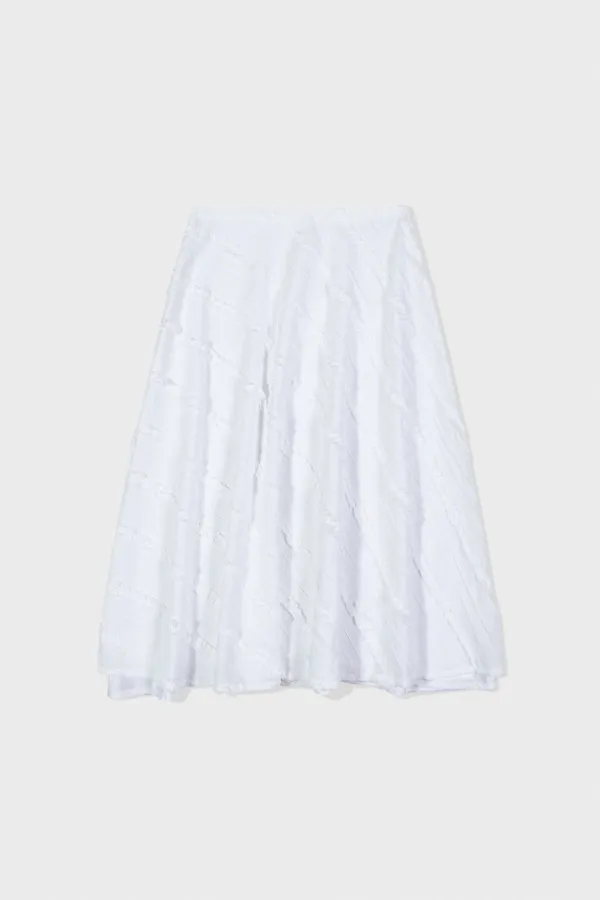 Cirrus Flared Skirt_White